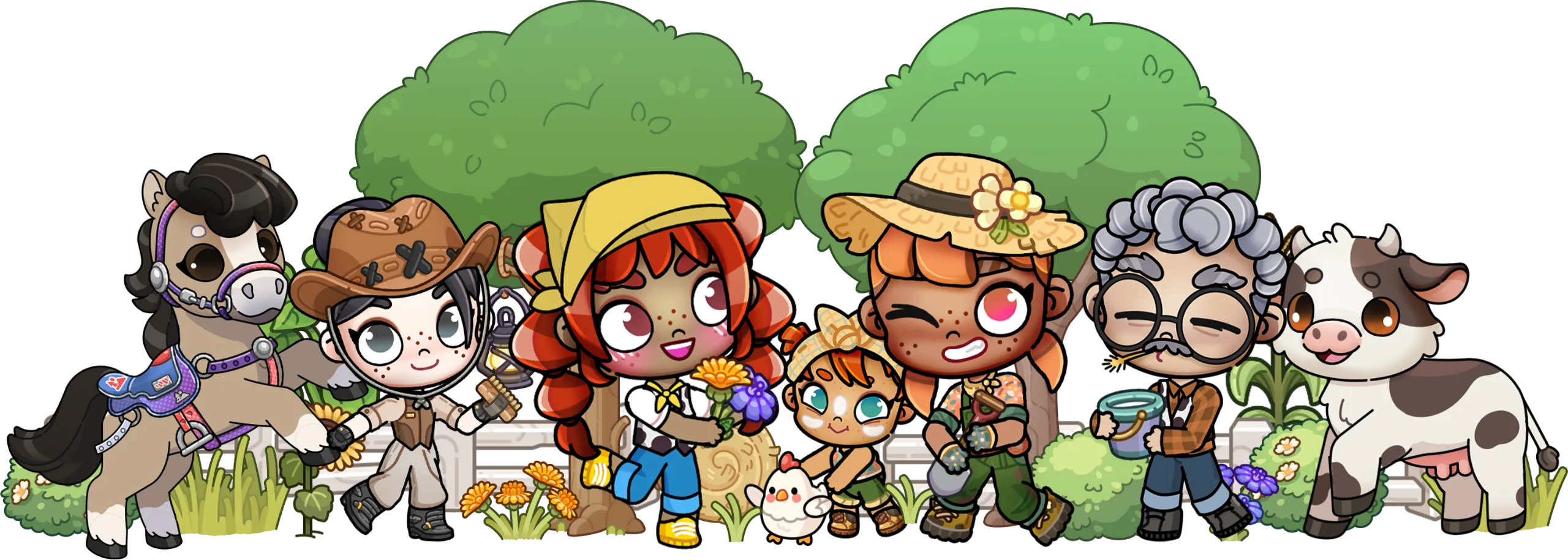 Countryside characters